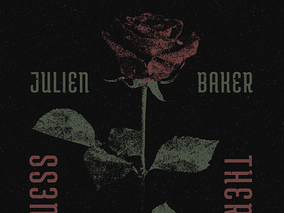 Julien Baker - Rose apparel band julien baker merch music rose vector