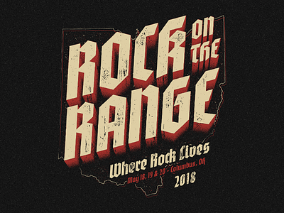 Rock on the Range 2018 apparel avenged sevenfold festival merchandise music rock rock on the range stone sour vector