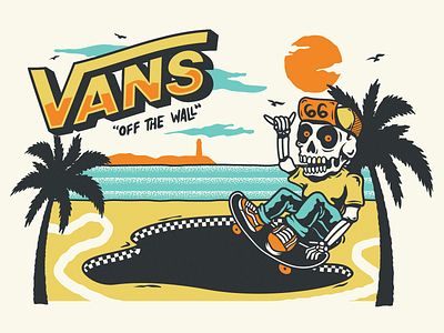Vans Off the Wall california lighthouse off the wall painting sao paulo skateboard skull vans