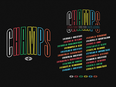 State Champs 80s band merch music pop punk state champs tour
