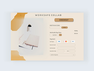 Daily UI Challenge 002 - Credit Card Checkout app app design branding challenge creditcard creditcardcheckout dailyui dailyuichallenge design personal typography ux webpage website wfh