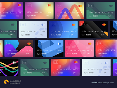 Virtual Credit Card UI KIT dailyui design ui uiinspiration user experience ux uxui