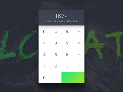 Calculator 004 add app calculator dailyui ios keyboard material number ui ux