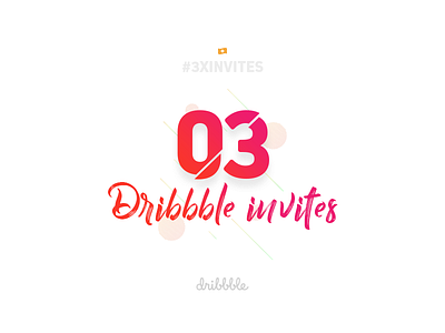 3x Dribbble Invites