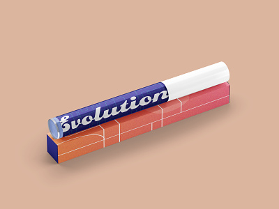 Evolution Lipgloss Packaging Design branding design graphic design logo