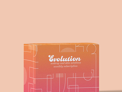Evolution Beauty Subscription Box Design branding design graphic design logo typography