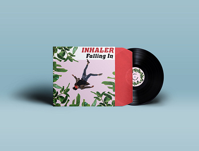 Inhaler Vinyl Album Packaging album cover album cover design album packaging album packaging design alternative music branding collage design digital collage graphic design indie logo music packaging packaging design photoshop vinyl album vinyl album cover vinyl album design vinyl album packaging