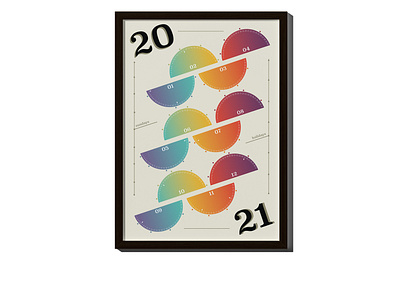 Nontraditional 2021 Calendar Design