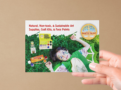 Natural Earth Paint Wholesale Kids' Art Postcard Design