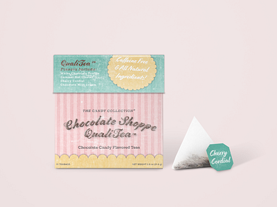 Box of Chocolates Flavored Tea Packaging Design