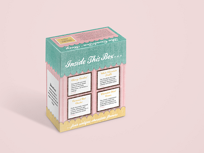 Box of Chocolates Flavored Tea Packaging Design brand new product branding design food packaging graphic design label packaging packaging design product design student work tea tea box