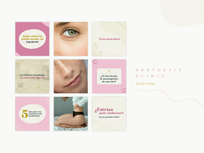 Aesthetic clinic 1 argentina branding design diseñografico facebook graphic design instagram social media socialmedia