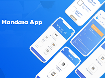 handasa app mockup app design ui ux