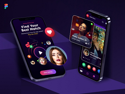 Destined | A Dating App UI Figma Template