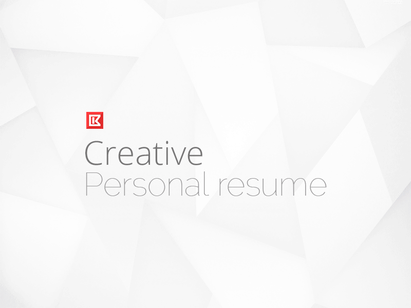 Personal Resume blue creative curriculum cv personal portfolio professional resume vitae