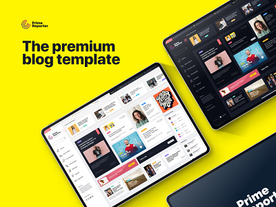 News and Blogging Web Template