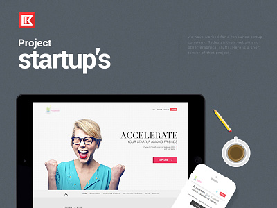 Startup Project business clean design idea itobuz project ui ux