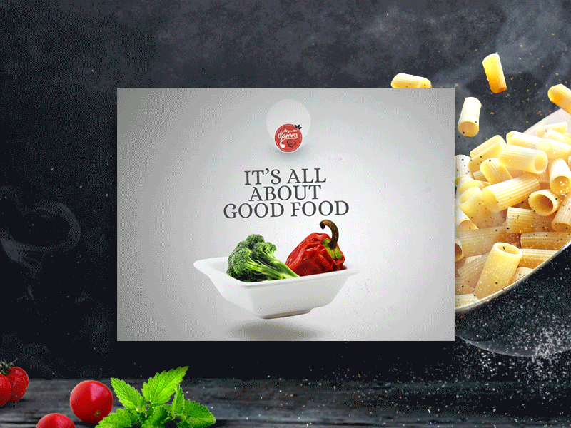 Awesome Spice_Awesome Food aftereffects apple creative design food restaurants spice themes tv websites