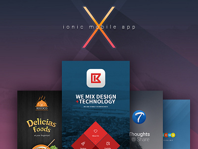 X Ionic Mobile App