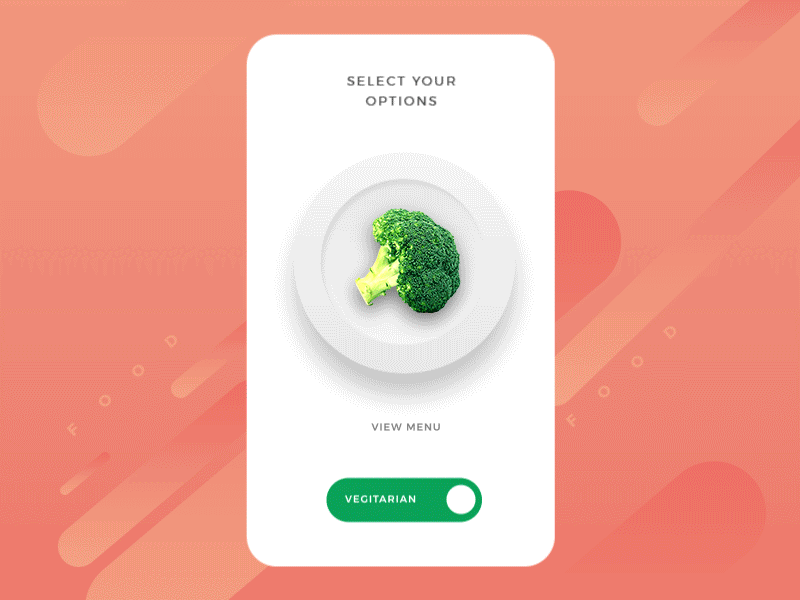Ifood UI Interaction Concept animation app food interaction menu mobile non veg prototype restaurant veg web
