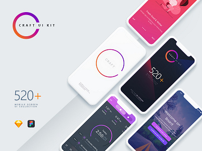 Craft A Multipurpose and Multi Business Mobile UI Kit