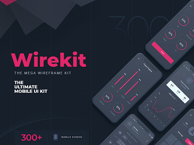 Wirekit The Ultimate Wireframe Pack animation business creative design logo mobile prototype template theme ui ux website