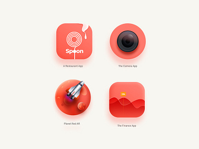 App Icon-Colour of the year | Living Coral app branding creative design icon living coral livingcoral logo mobile ui vector website