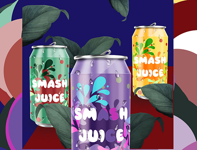 Smash juice branding graphic design logo product design ui