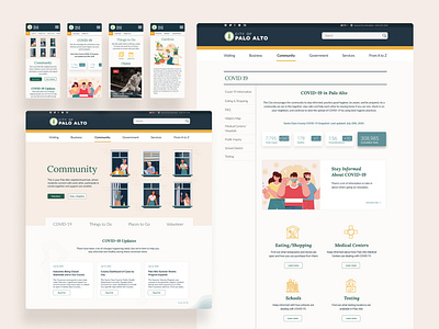 Municipal Responsive Website accessibility figma product design responsive responsive design ui web design