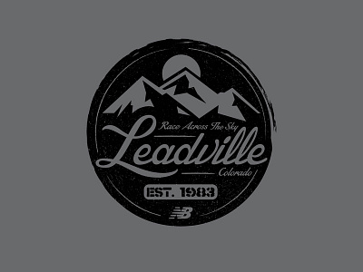 Leadville colorado fitness logo mark mountains new balance outdoor race run