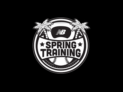 NB Spring Training banner baseball logo mark new balance seal training