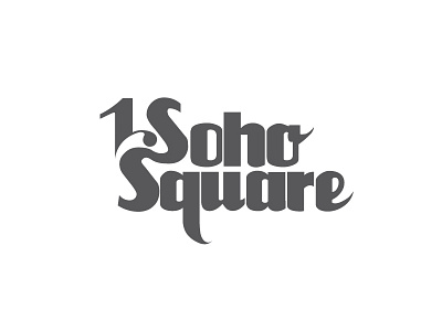 One Soho Square brand building logo nyc real estate soho typography