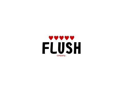 FLUSH Company art clean clothing design icon illustration logo minimal simple streetwear