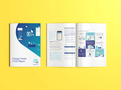 Energy Charter printed brochure design typography