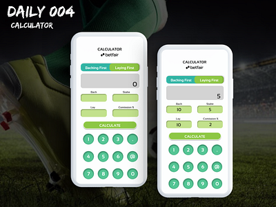 DAILY 004 - Calculator 004 app daily daily004 dailyui dailyuichallenge design mobile app