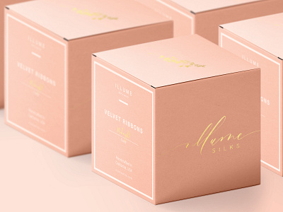 Illume Silks Packaging Design brand branding logo luxury luxury brand packaging packagingdesign product design