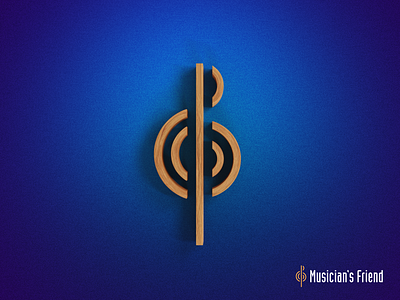 Musician's Friend 3D Logo