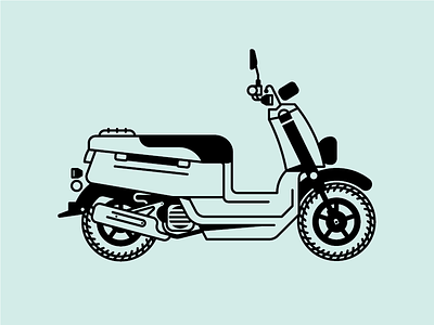 Wip of my Whip c3 contrast line scooter yamaha
