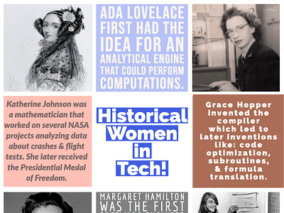 Historical Women in Tech! :)