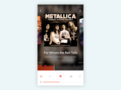 Daily UI: Day 009. Music Player