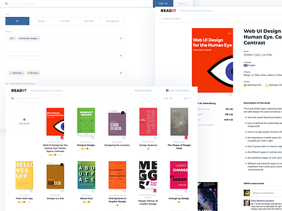 Read IT book design interface it library read ui ux web