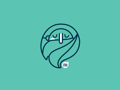 MH Logo branding design identity