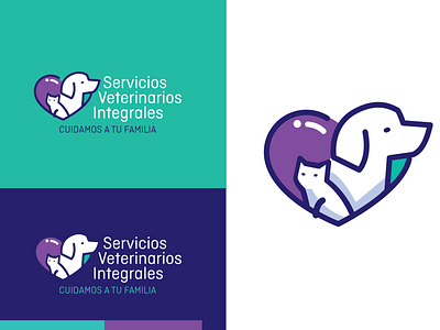 Branding Development for Veterinary Hospital dog logo love veterinary