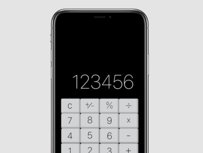 iphone #DailyUI #4 calculator challenge dayliui design figma iphone ui