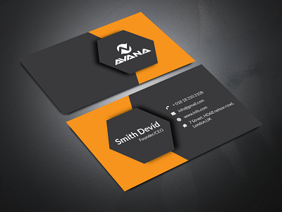 Creative Business card design branding business card design graphic design