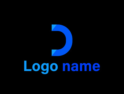 D Logo design 3d branding d logo design graphic design logo