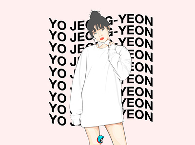 Jeong-Yeon Twice design design art digital digital art digital illustration digitalart illustration photo art photoart photoshop vexel vexel art vexelart