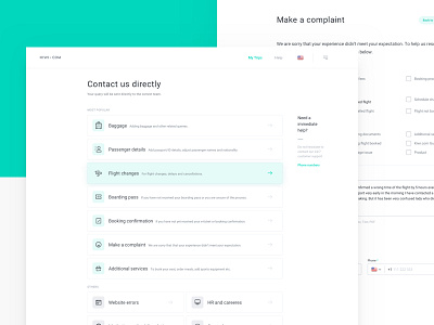 Contact page — customer support clean design equity kiwi landing modern page support ui white