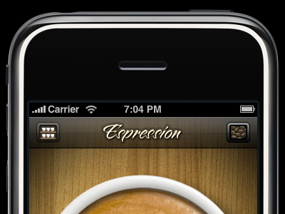 Espression brown coffee espresso iphone