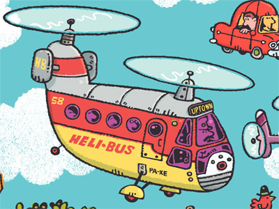 Helibus air childrens book everything goes helicopter